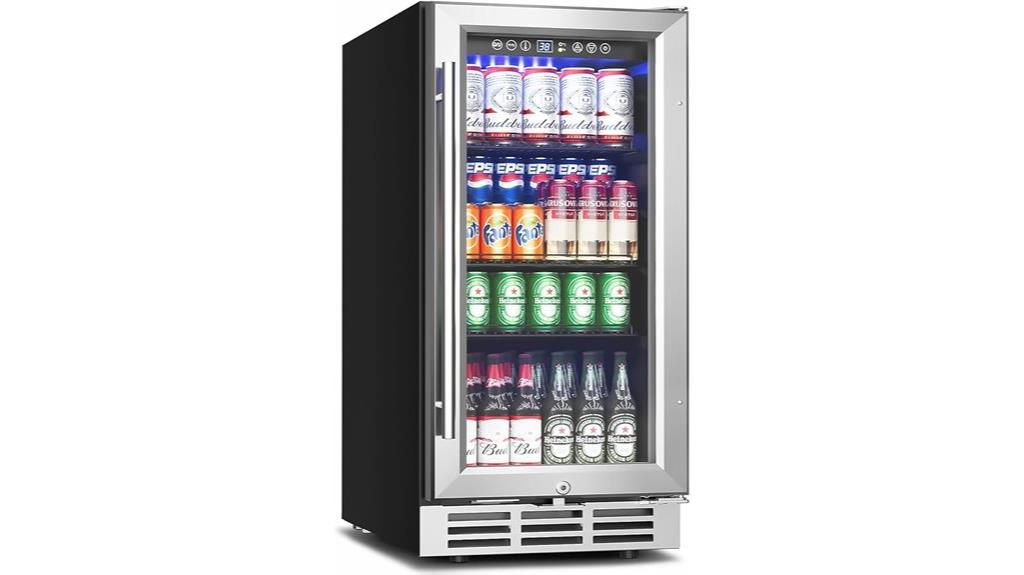 15 inch beverage cooler
