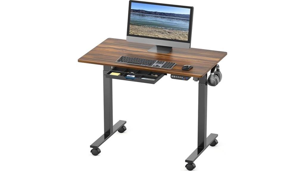 40 inch electric sit stand desk