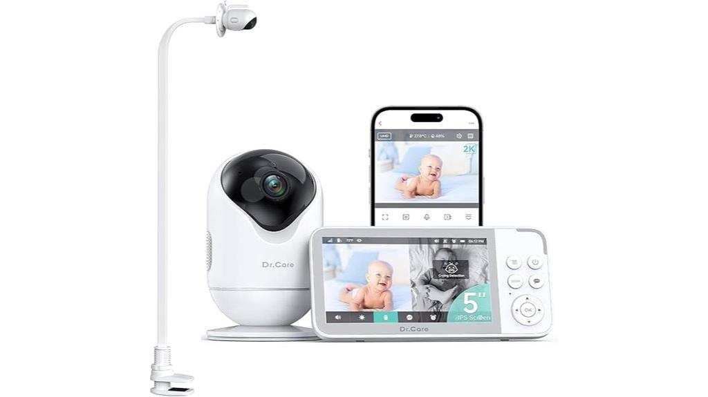 5 inch wifi baby monitor