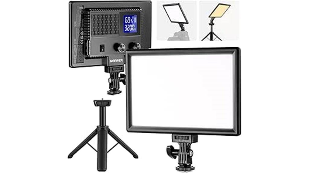 9 led studio light panel