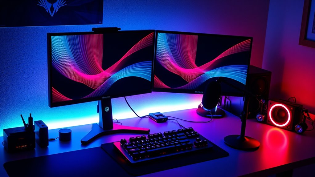 adjustable customizable lighting options