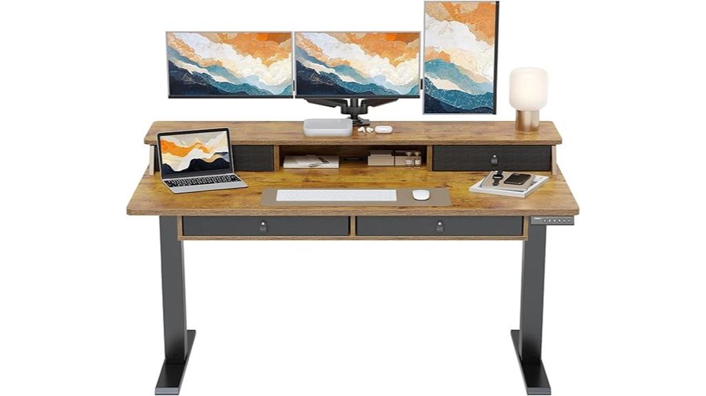 adjustable electric desk