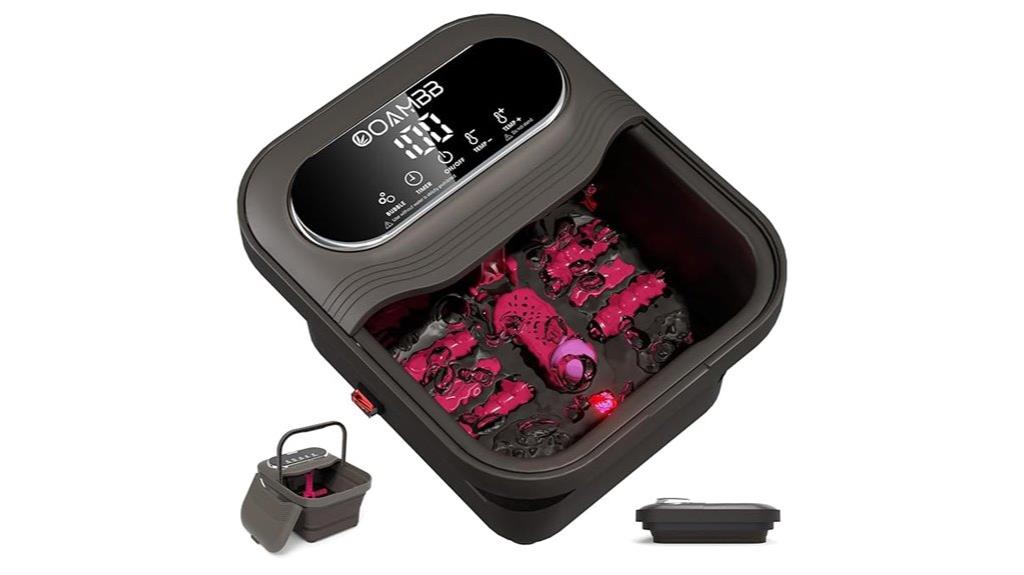 adjustable heat and bubbles