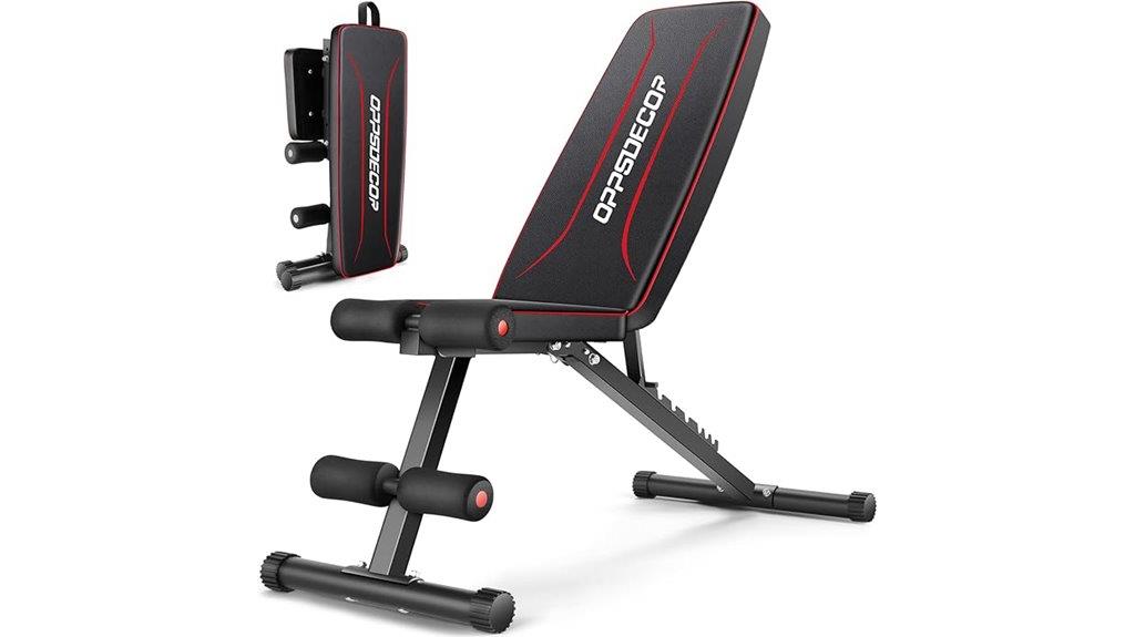 adjustable home gym bench