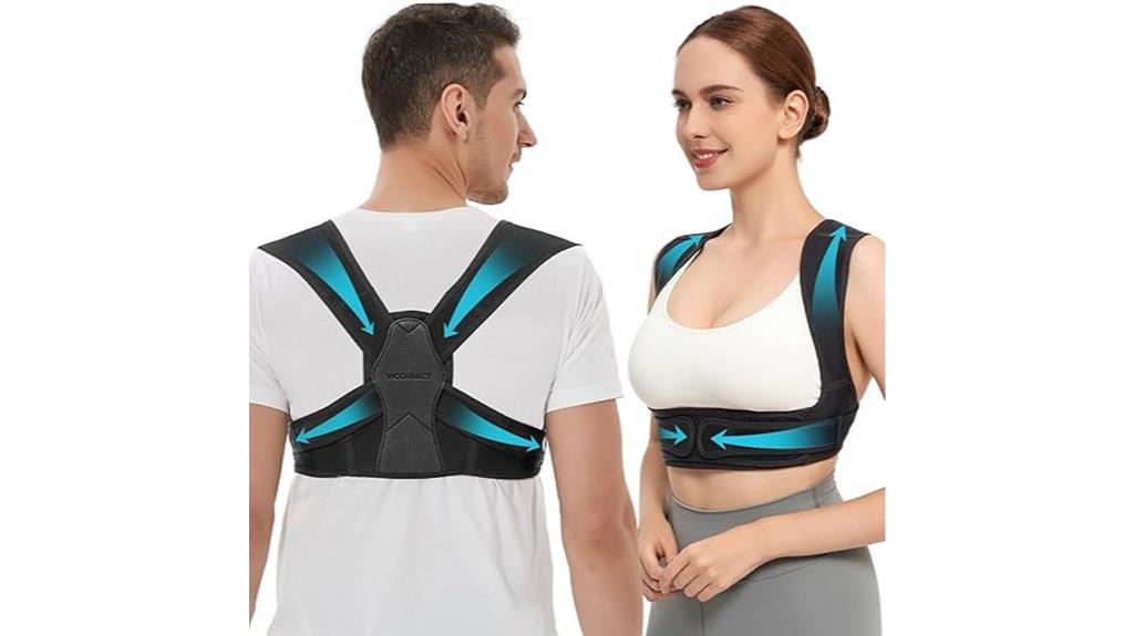 adjustable posture support brace