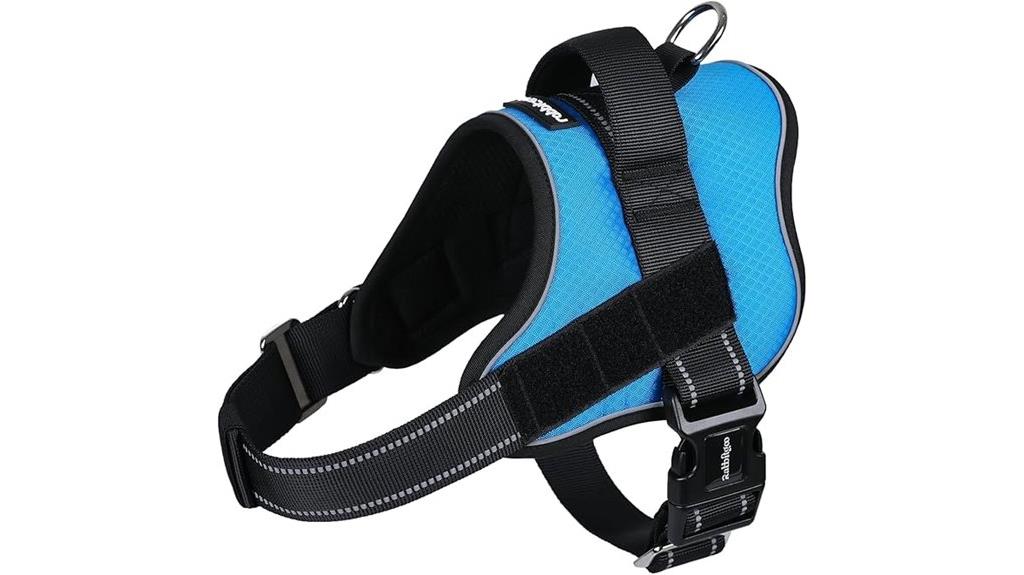 adjustable reflective dog harness
