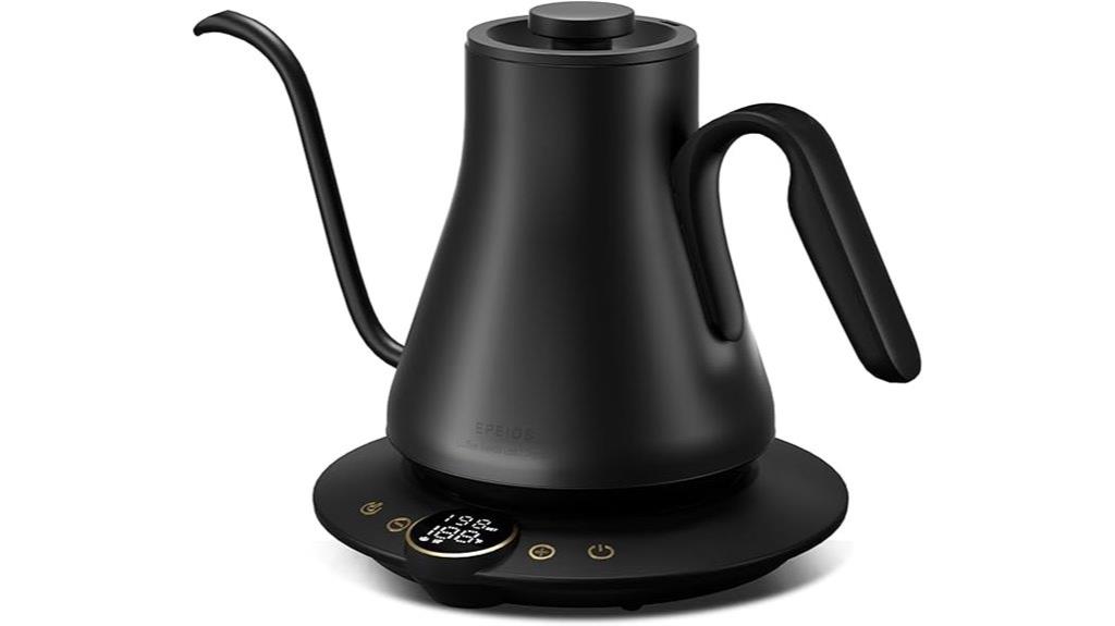 adjustable temperature gooseneck kettle
