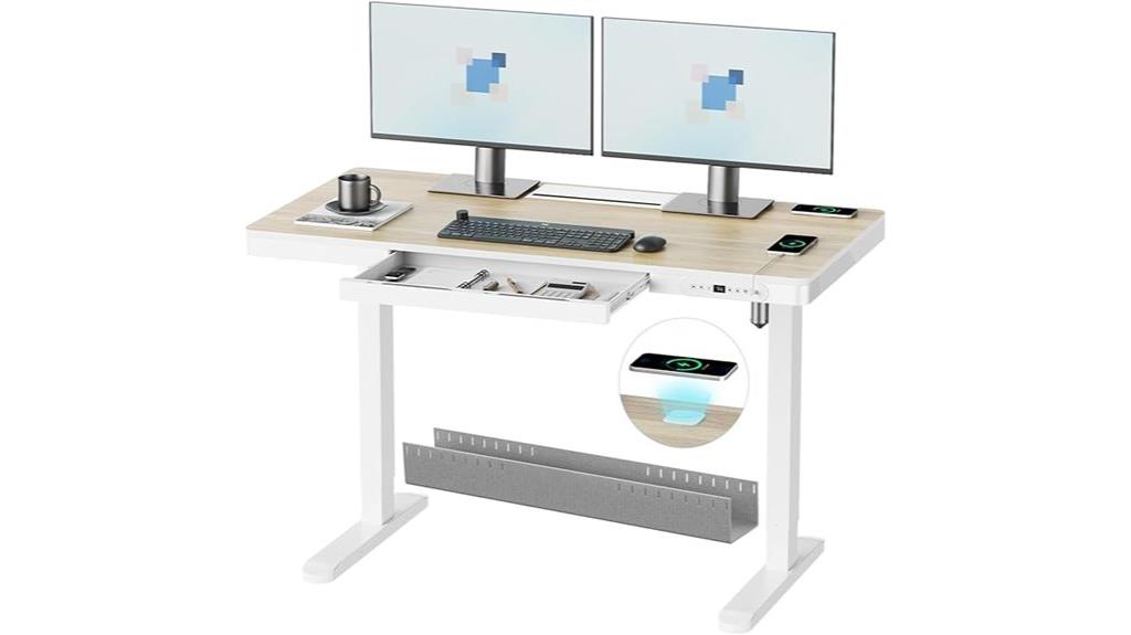 adjustable wireless desk