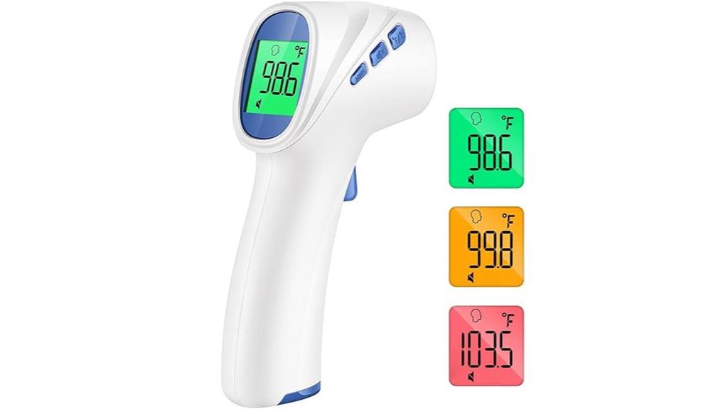 adult and child thermometers