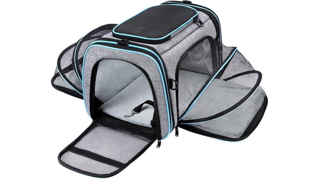 airline compatible soft pet carrier