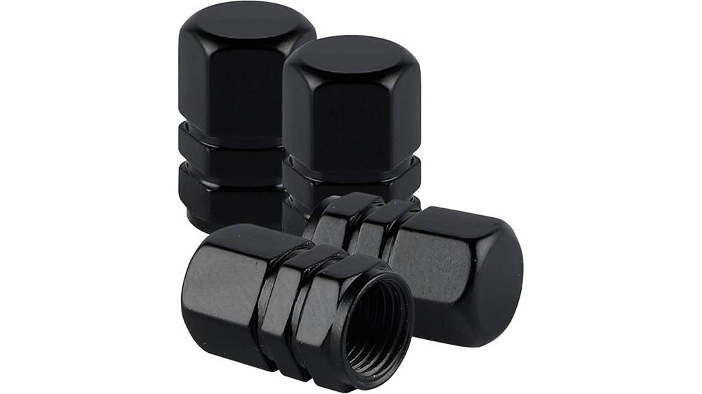 aluminum tire valve caps