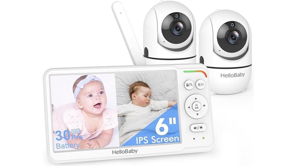 baby monitor with dual cameras