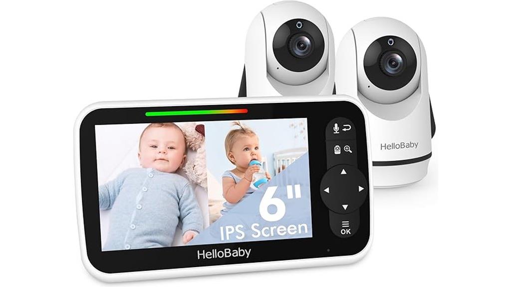 baby monitor with two cameras