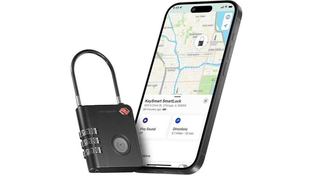 bluetooth gps luggage lock