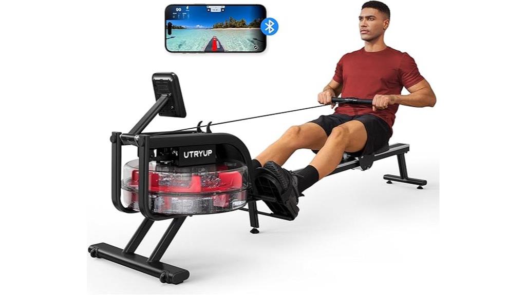 bluetooth resistance rowing machine