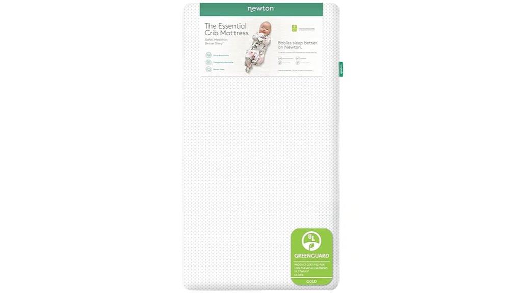 breathable safe crib mattress