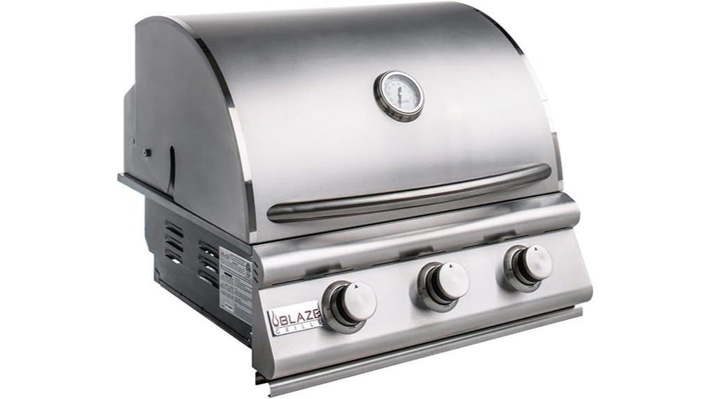 built in gas grill model