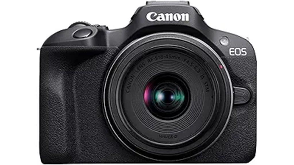 canon r100 mirrorless body