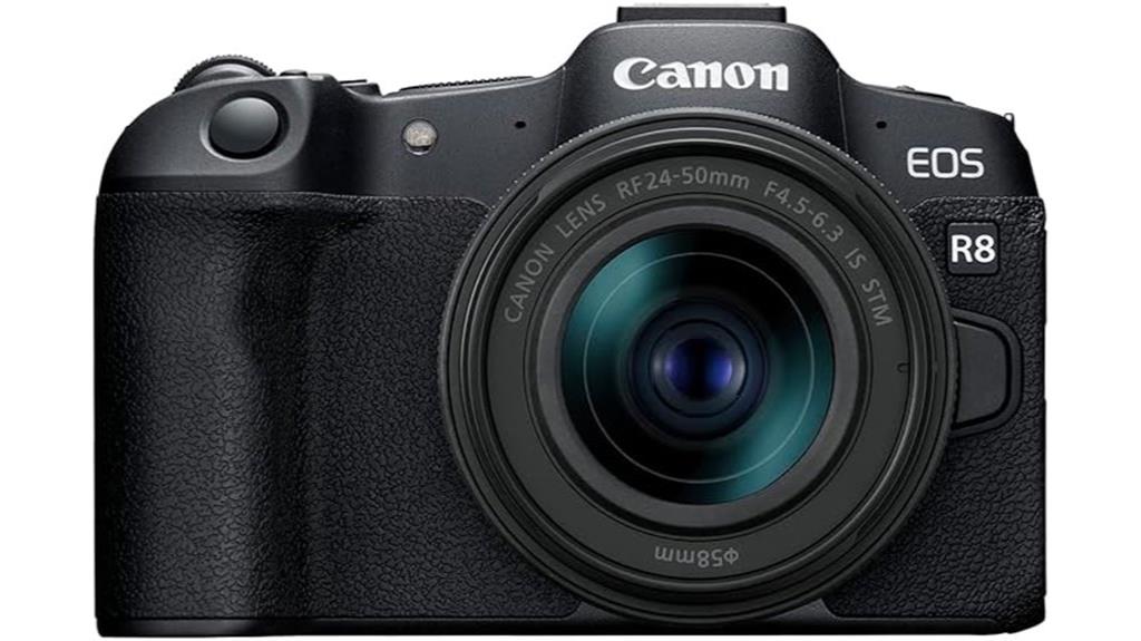 canon r8 with rf lens