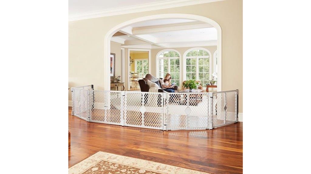 childproof gate and playpen