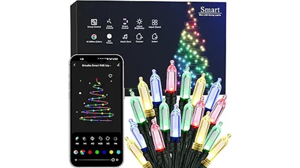 color changing christmas string