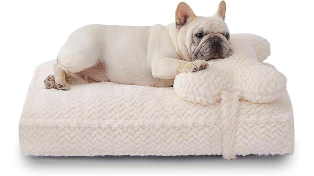 comfortable faux fur bed