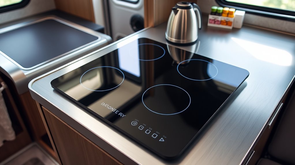 compact power induction cooktops