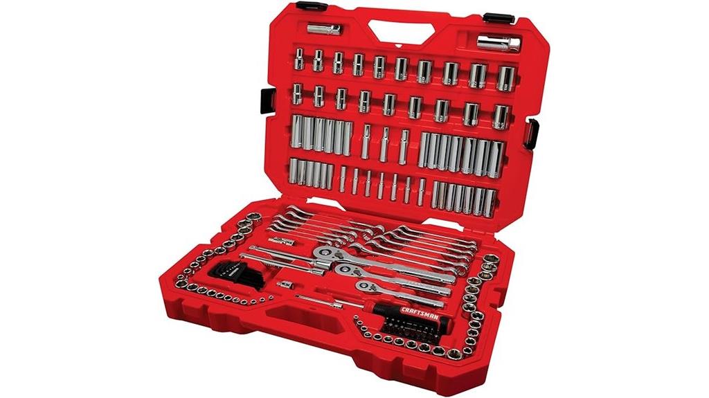 comprehensive 159 piece socket set
