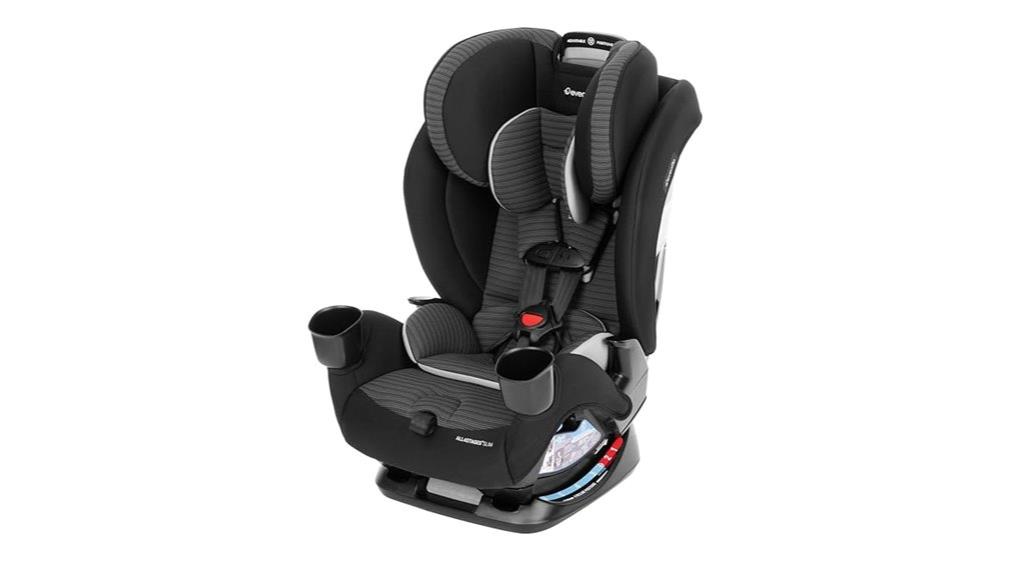 convertible car seat black