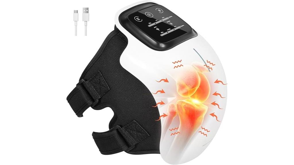 cordless heated knee massager