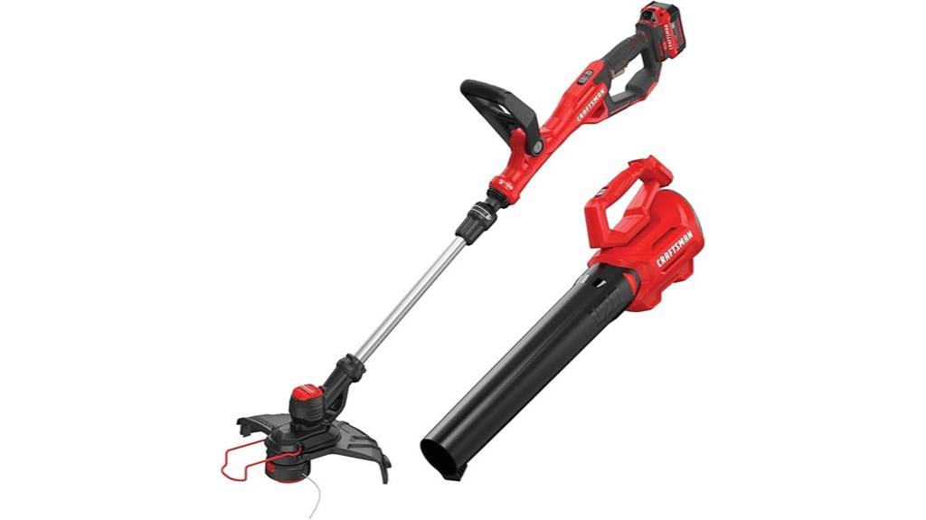 cordless trimmer and blower