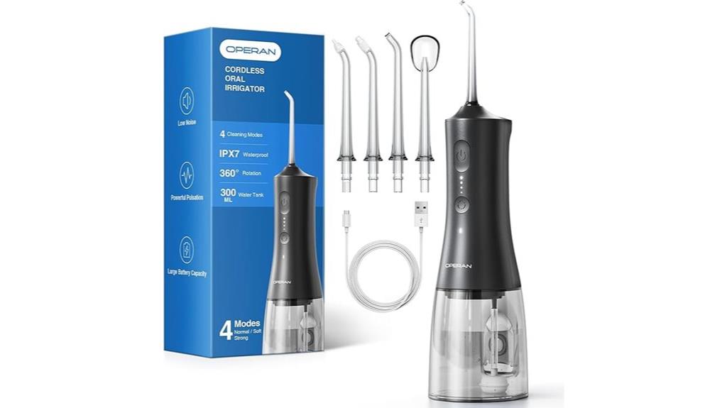 cordless water flosser pack