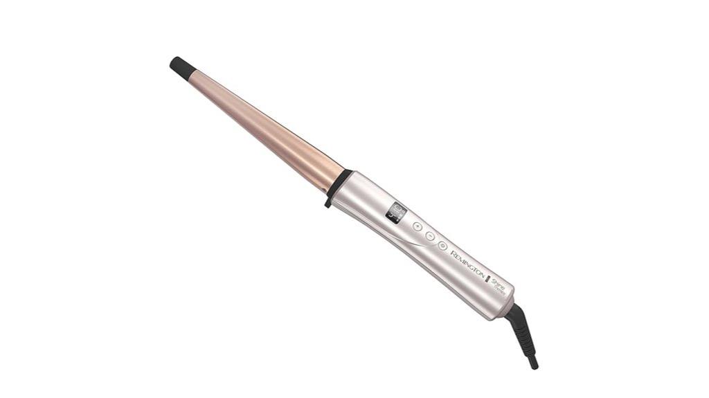 curling wand with nourishing oils