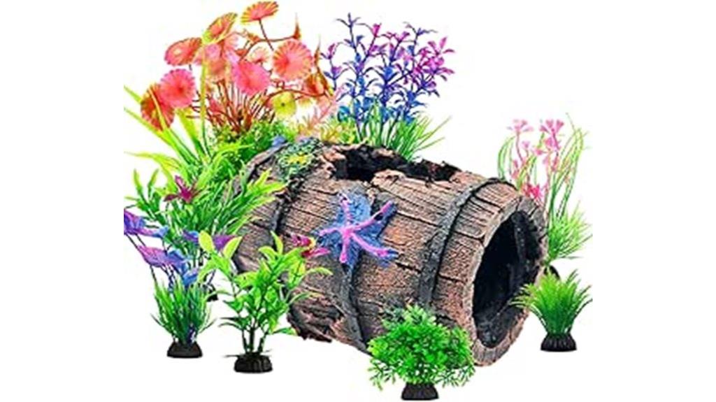 decorative fish tank barrel