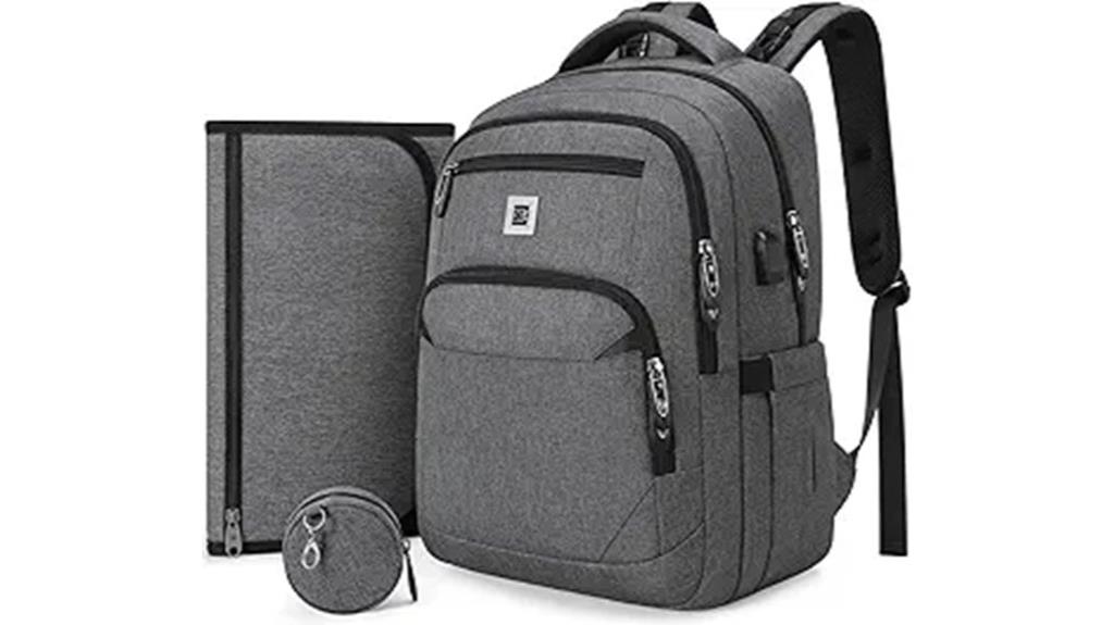 diaper backpack with accessories