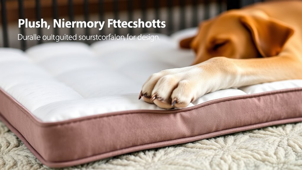 dog orthopedic crate pads