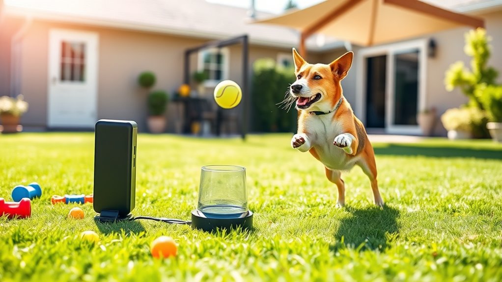 dog safe adjustable launcher