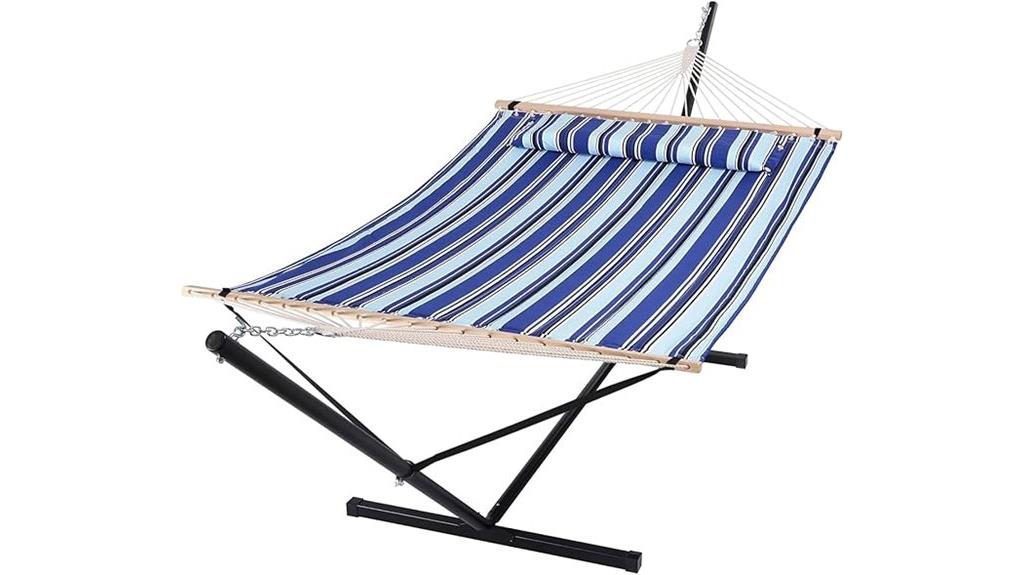 double hammock with stand