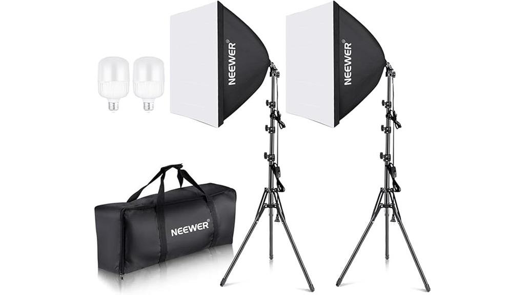 double softbox lighting kit