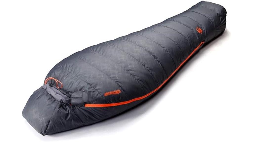 down sleeping bag cold weather