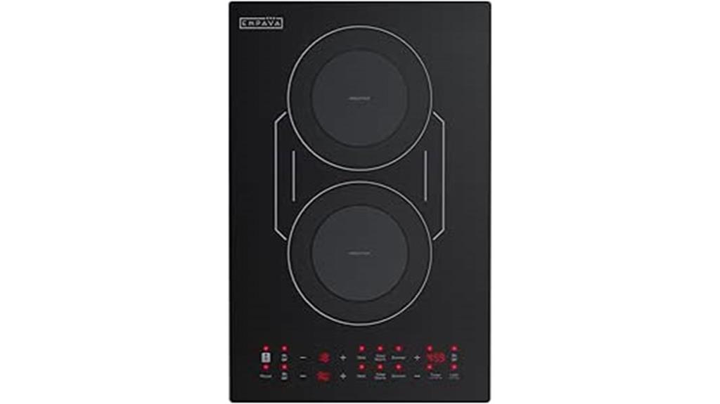 dual burner induction cooktop