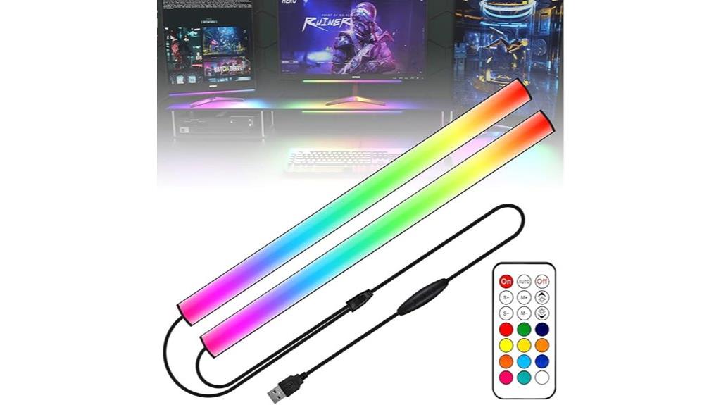 dual color monitor light