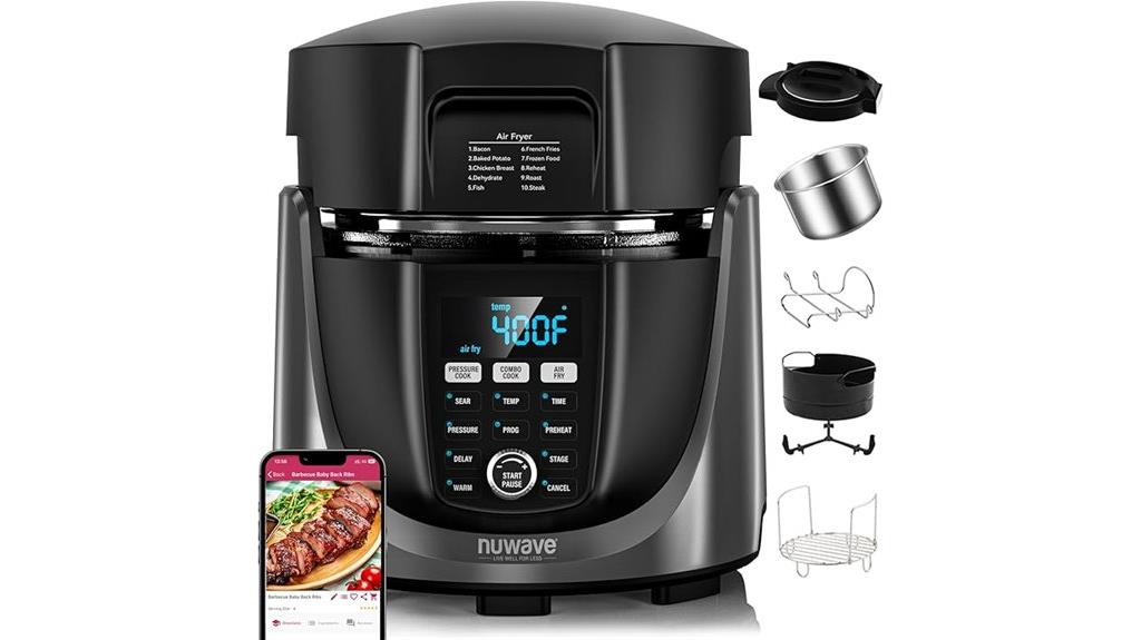 dual cooker with air fryer