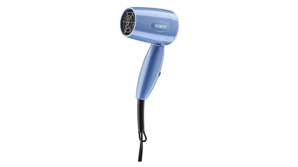 dual voltage travel hair dryer