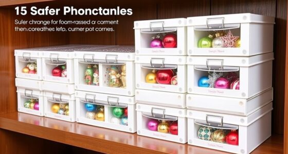 durable holiday decoration containers