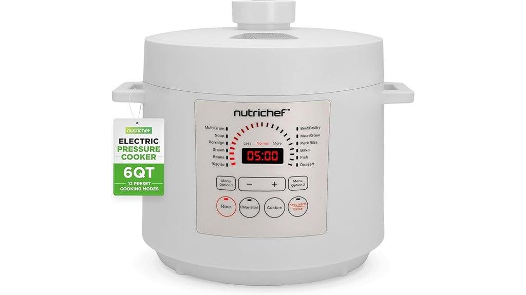electric pressure cooker capacity