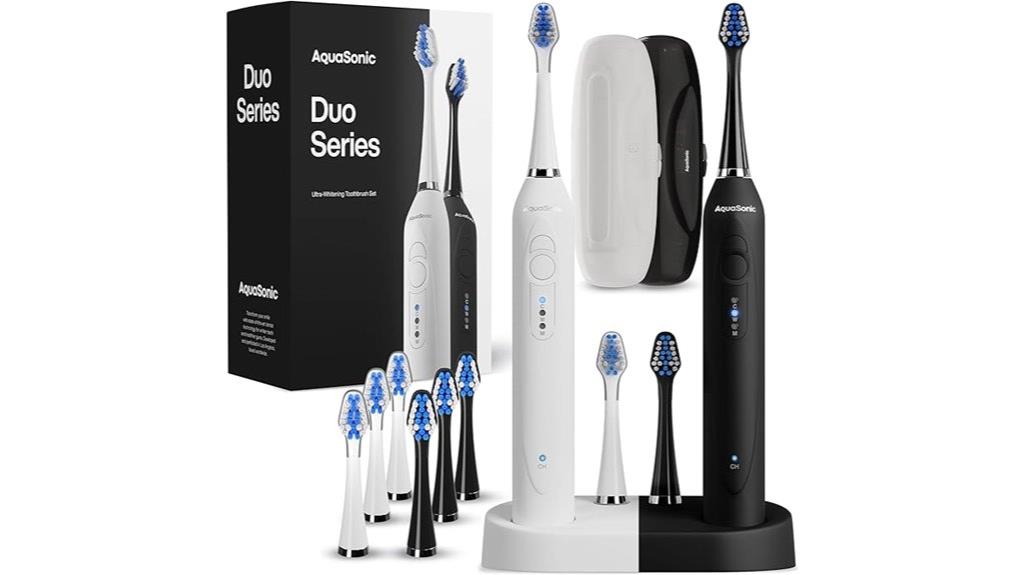 electric toothbrush with ten brushes