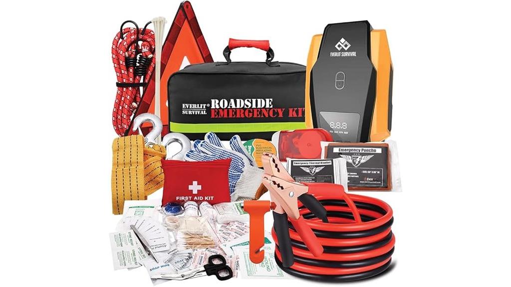 emergency car kit with compressor