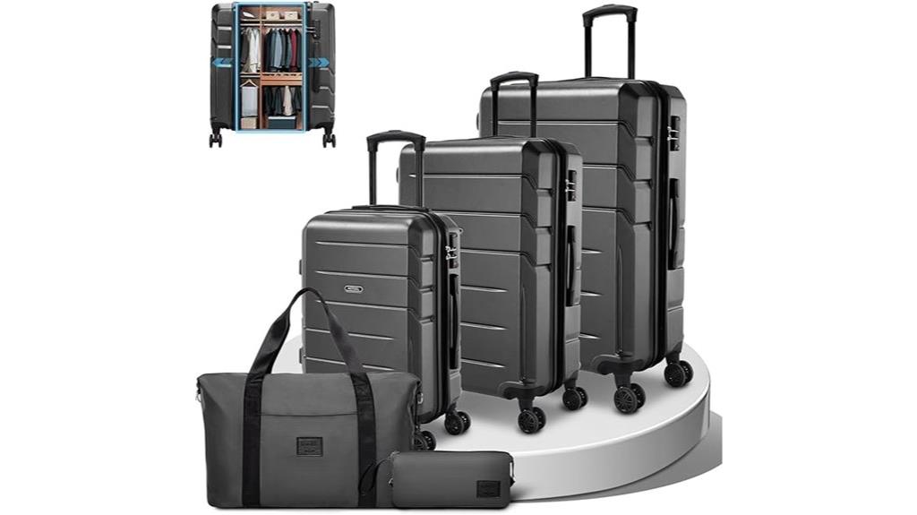 expandable luggage with tsa