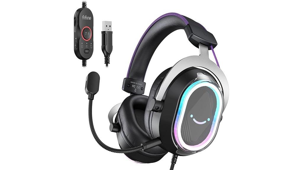 fifine usb gaming headset